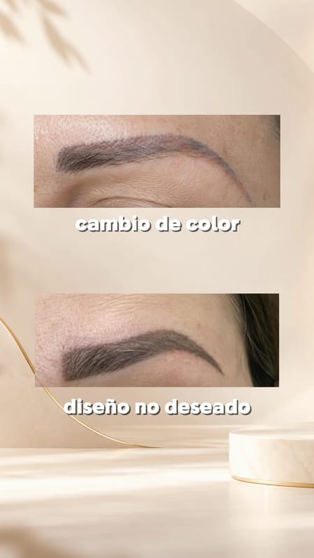 ¿Tu micropigmentación cambió de color, perdió su forma o simplemente ya no te gu
