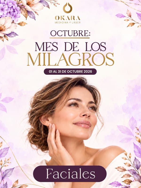 ✨ OCTUBRE: MES DE LOS MILAGROS ✨
Este mes, dale a tu piel ese glow que tanto qui